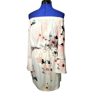 Dynamite Floral Off Shoulder Dress